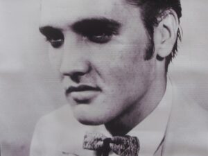Elvis   82cm X 60cm   B&W   Poster