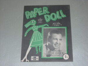 George Elrick: Paper Doll    Sheet Music