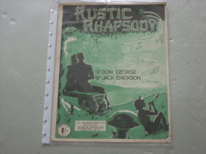 Rustle Rhapsody,  Sheet Music