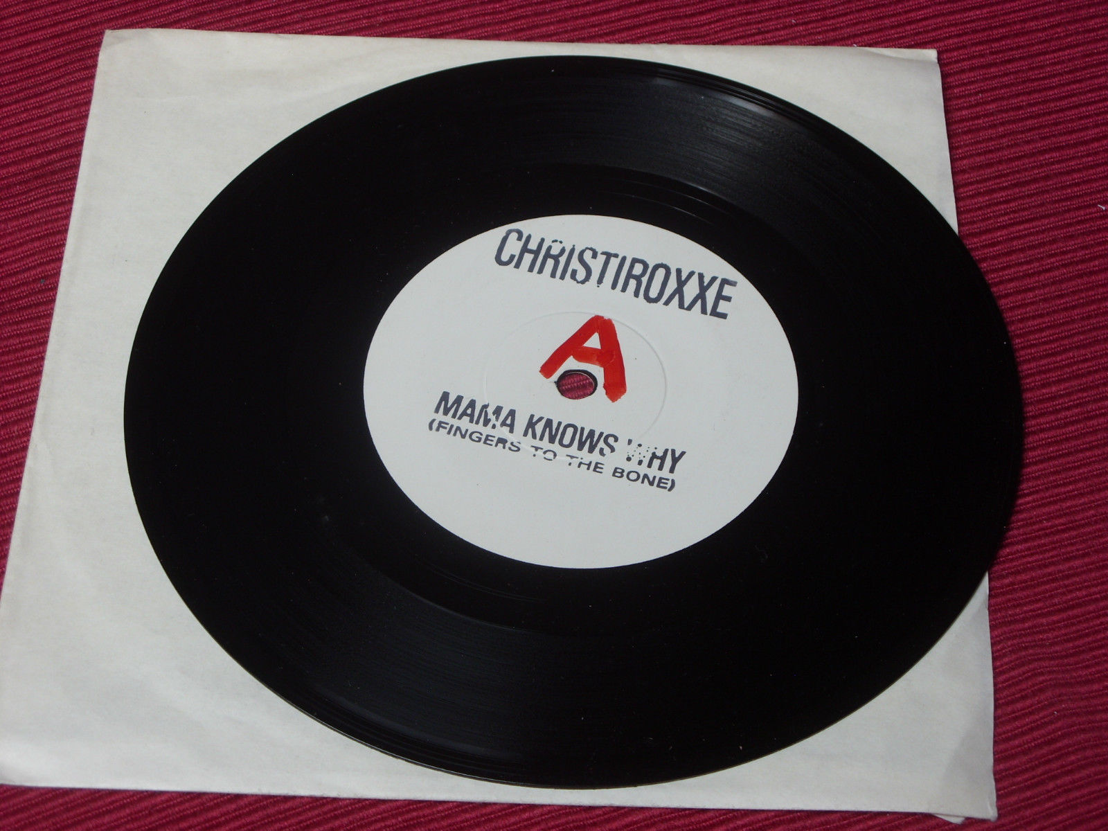 Christiroxxe: Mama Knows Why 7" Promo Italo Disco RARE EX+ - Image 2