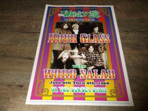 Hour Glass / Word Salad: Whisky A Go Go official Dennis Loren  Poster  35cm X  51cm