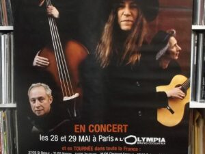 Patti Smith   118cm X 78cm   2007 French Concert Poster