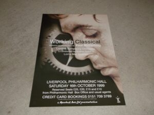 Paul McCartney   42cm X 29cm   Working Classical 1999 original  Poster