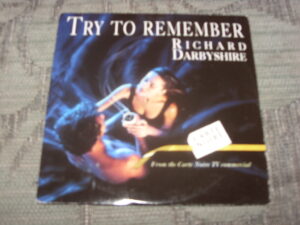 Richard Darbyshire: Try To Remember    1 track promo CD Single   NM 
