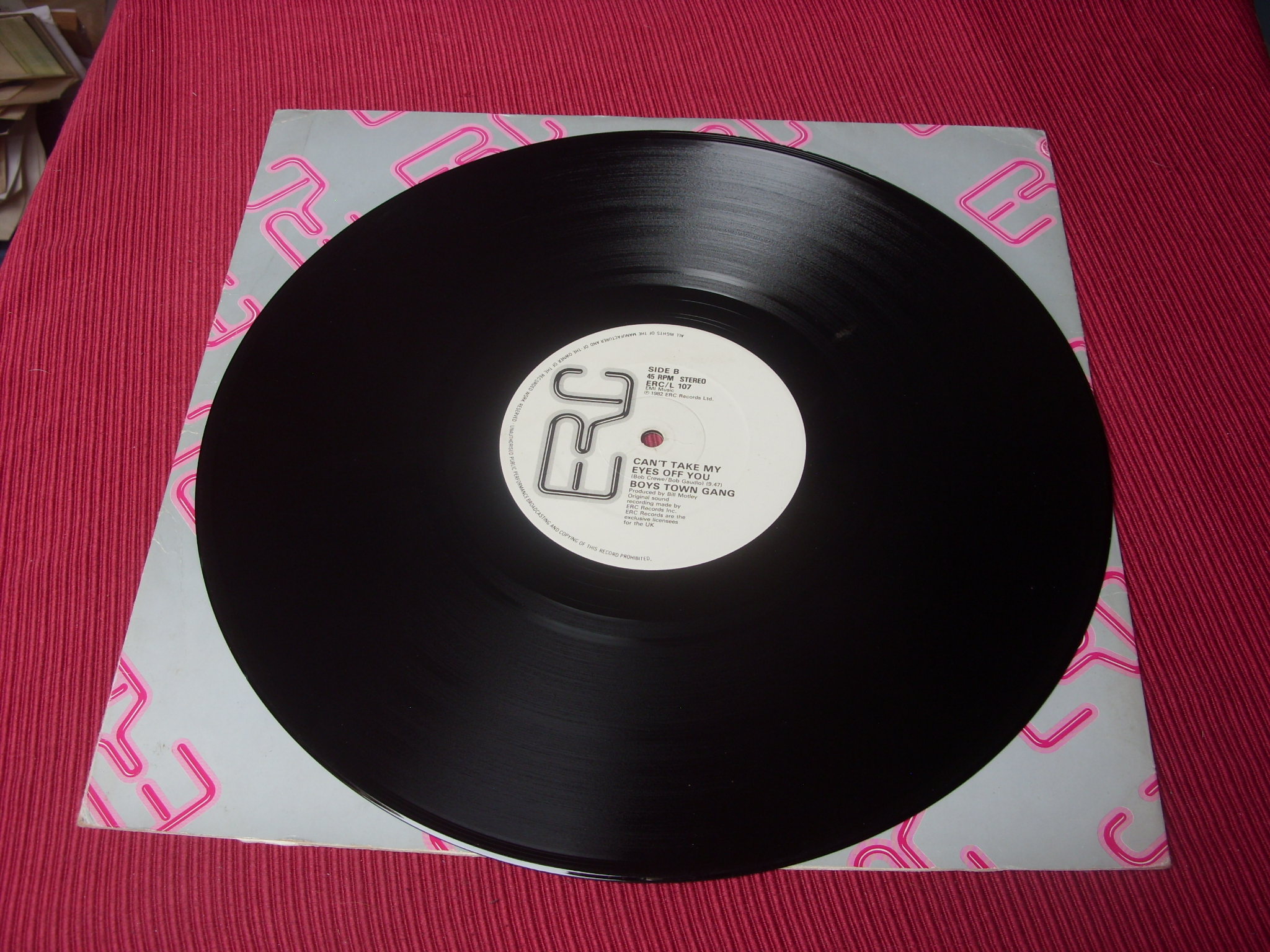 Boys Town Gang: Just Can't Help Believing UK 12" - Image 2