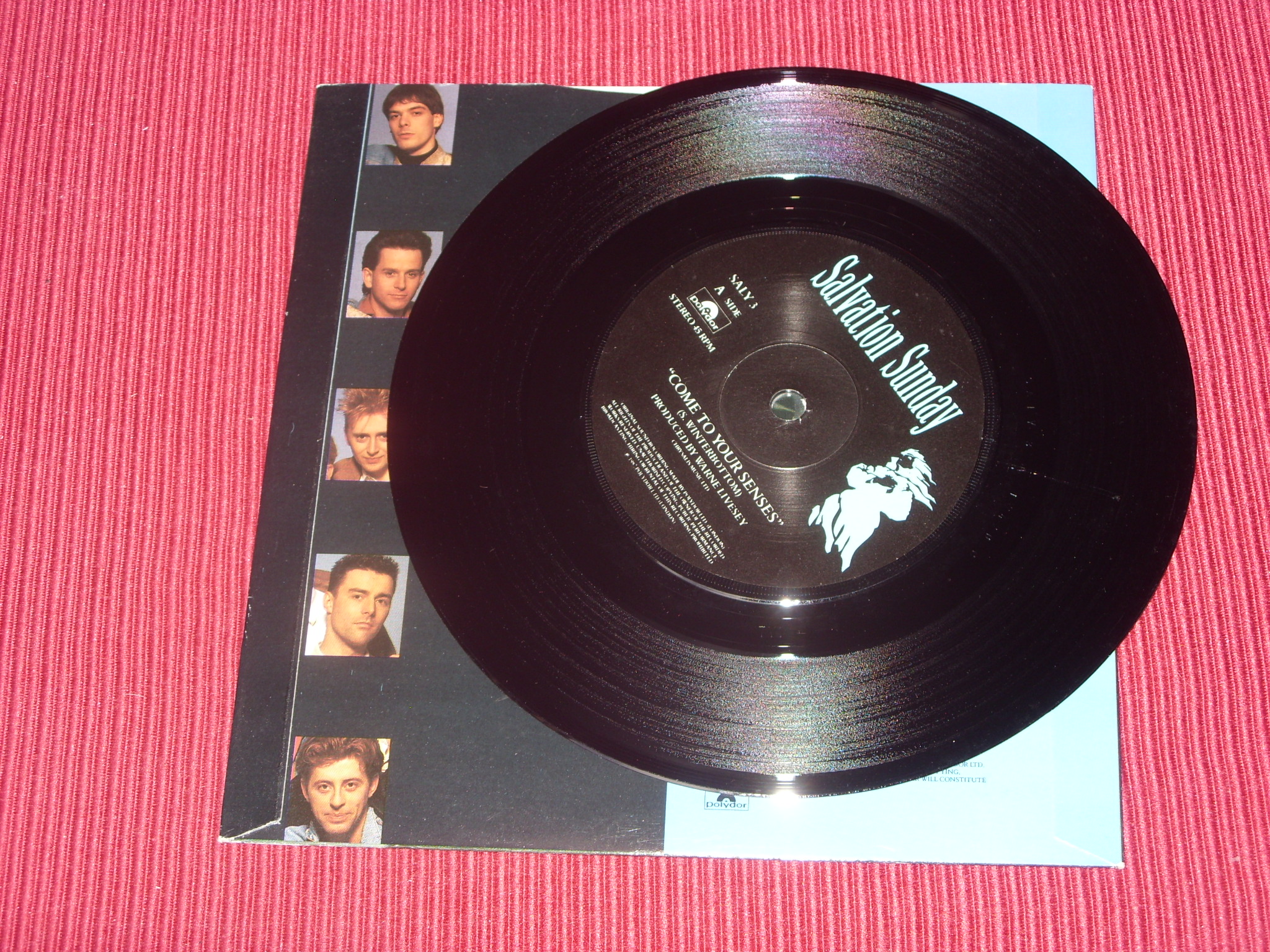 Salvation Sunday: Come To Your Senses 7" NEW ex shop stock - Image 3