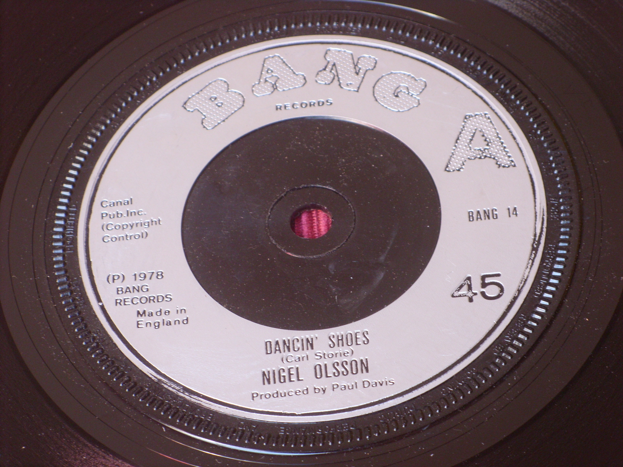 Nigel Olsson Dancin' Shoes 7" New ex shop stock