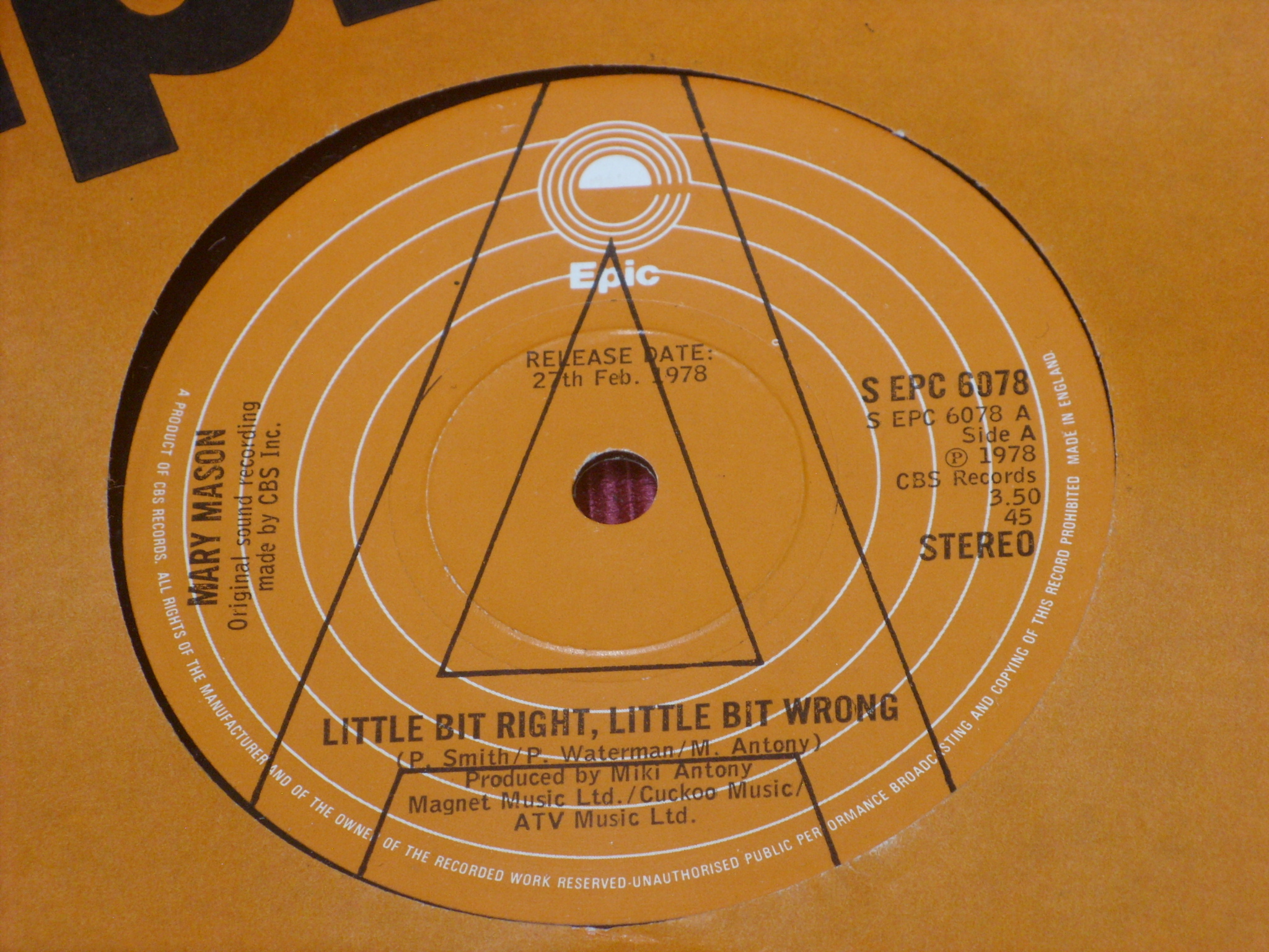 Samona Cooke: Dance to keep from crying 7" UK PROMO