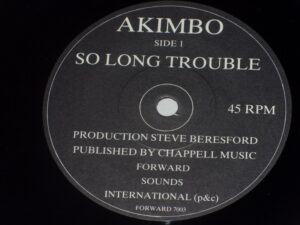 Akimbo:  So Long Trouble   UK   EX   7"