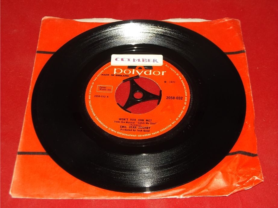 Emil Dean Zoghby: Won't You Join Me 1970 EX 7"