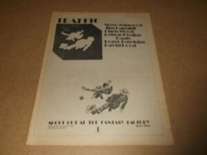 Traffic:  Shoot Out...    1973  Full Page (12" X 16") UK Advert