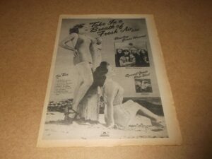 Barclay James Harvest  1974  Full Page (12" X 16") UK Advert