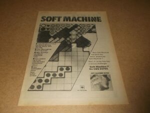 Soft Machine  1973  Full Page (12" X 16") UK Advert