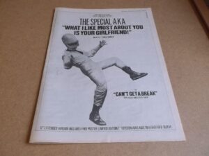 Special A.K.A  1984  Full Page (12" X 16") UK Advert