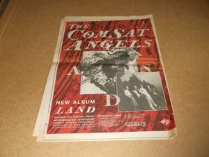 Comsat Angels:   Land   1983  Full Page (12" X 16") UK Advert