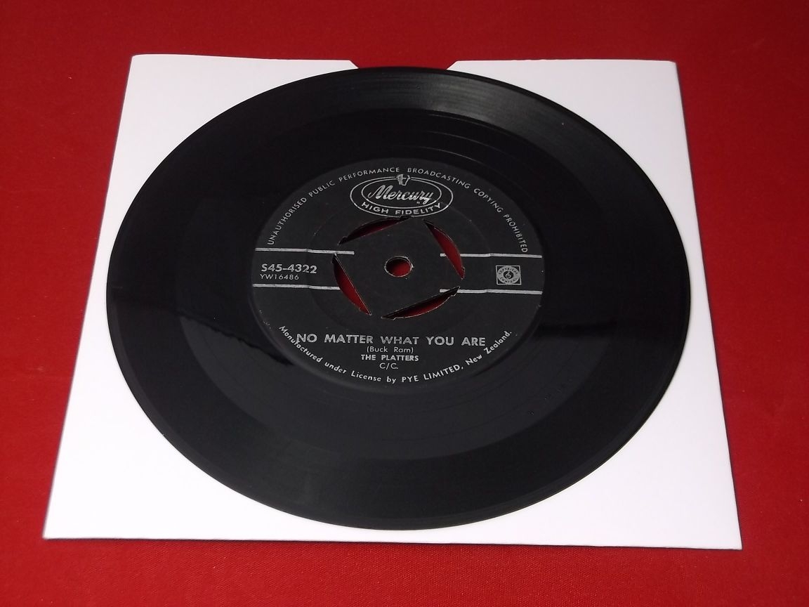 The Platters: Smoke Gets In Your Eyes 1958 New Zealand 7" - Image 2