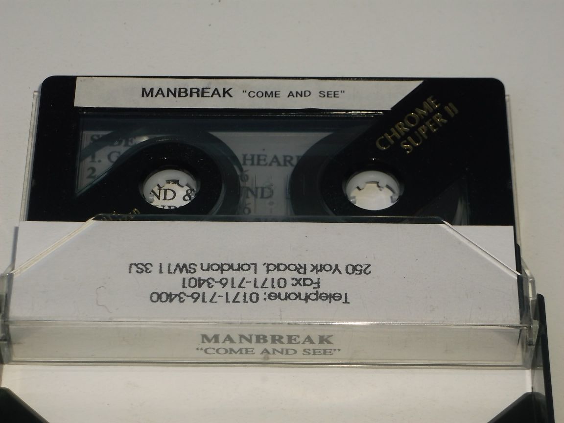 Manbreak: Come and See UK PROMO PRE RELEASE Cassette - Image 2