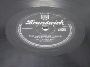 Bill Haley & His Comets: Saints Rock N Roll / R-O-C-K  1956  UK  10"  78