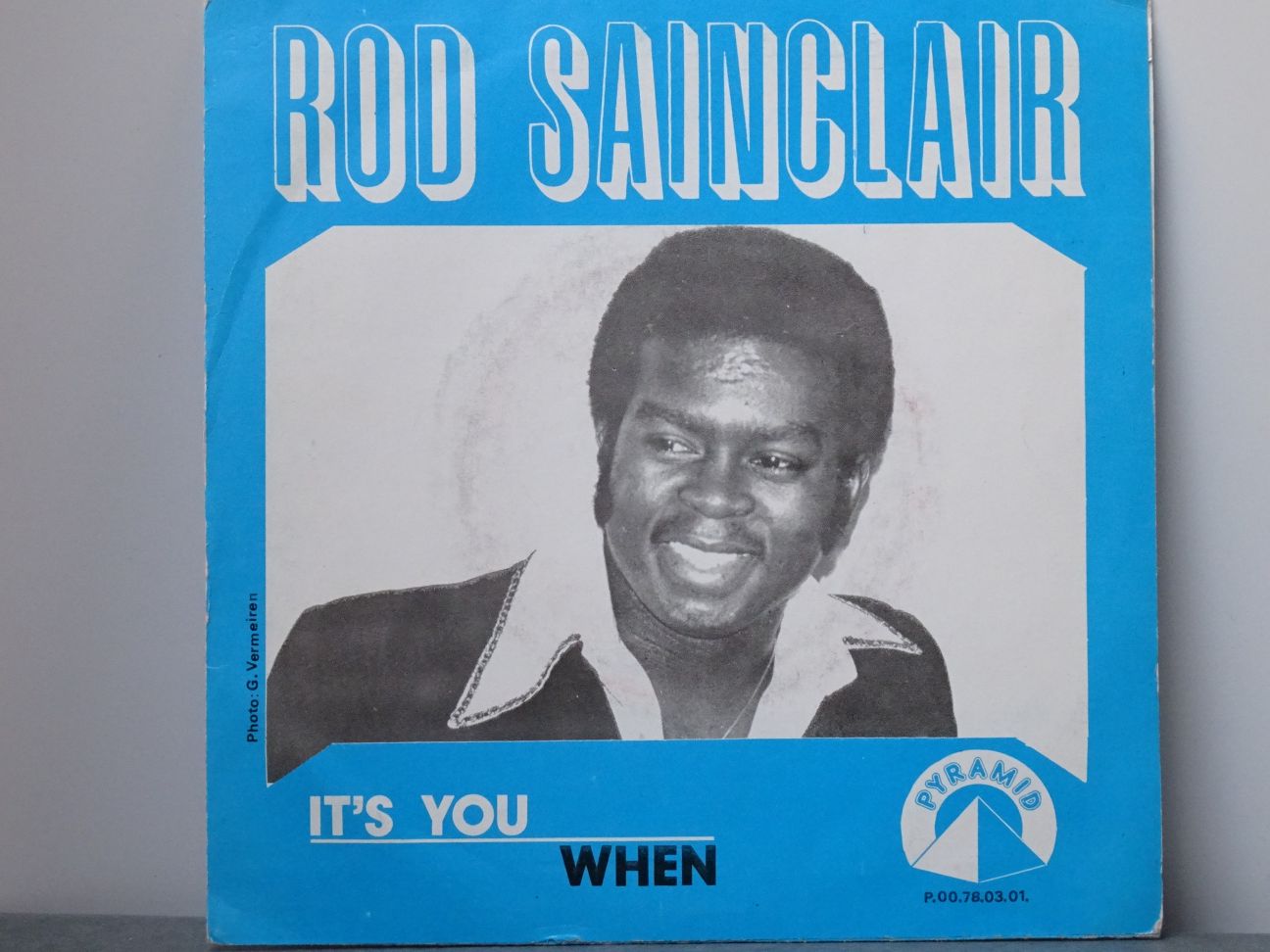 Rod Sainclair: It's You / When Orig UK 1978 Near Mint Belgian 7"