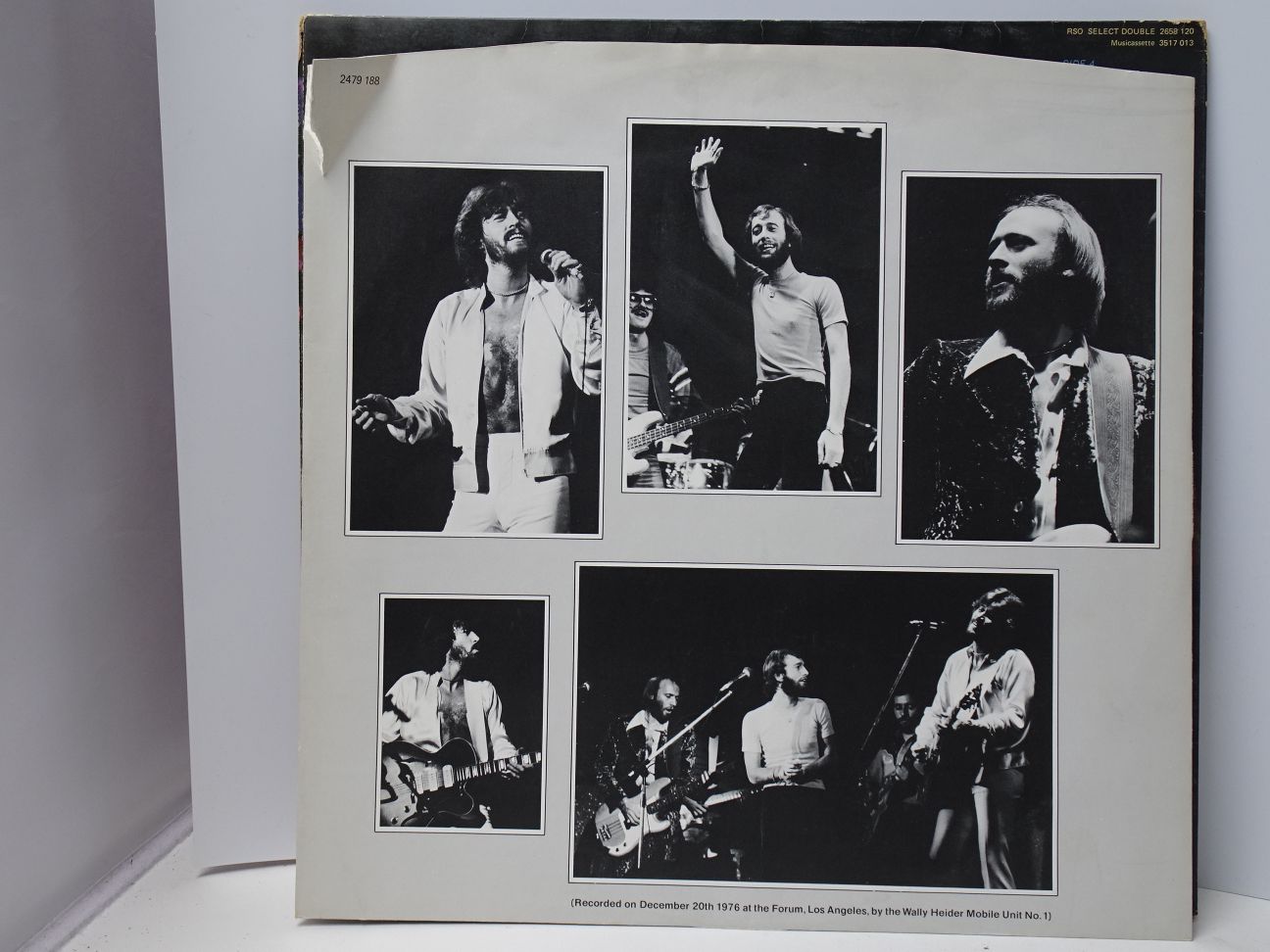 Bee Gees: Here at Last Live UK 1977 EX+ double LP - Image 4