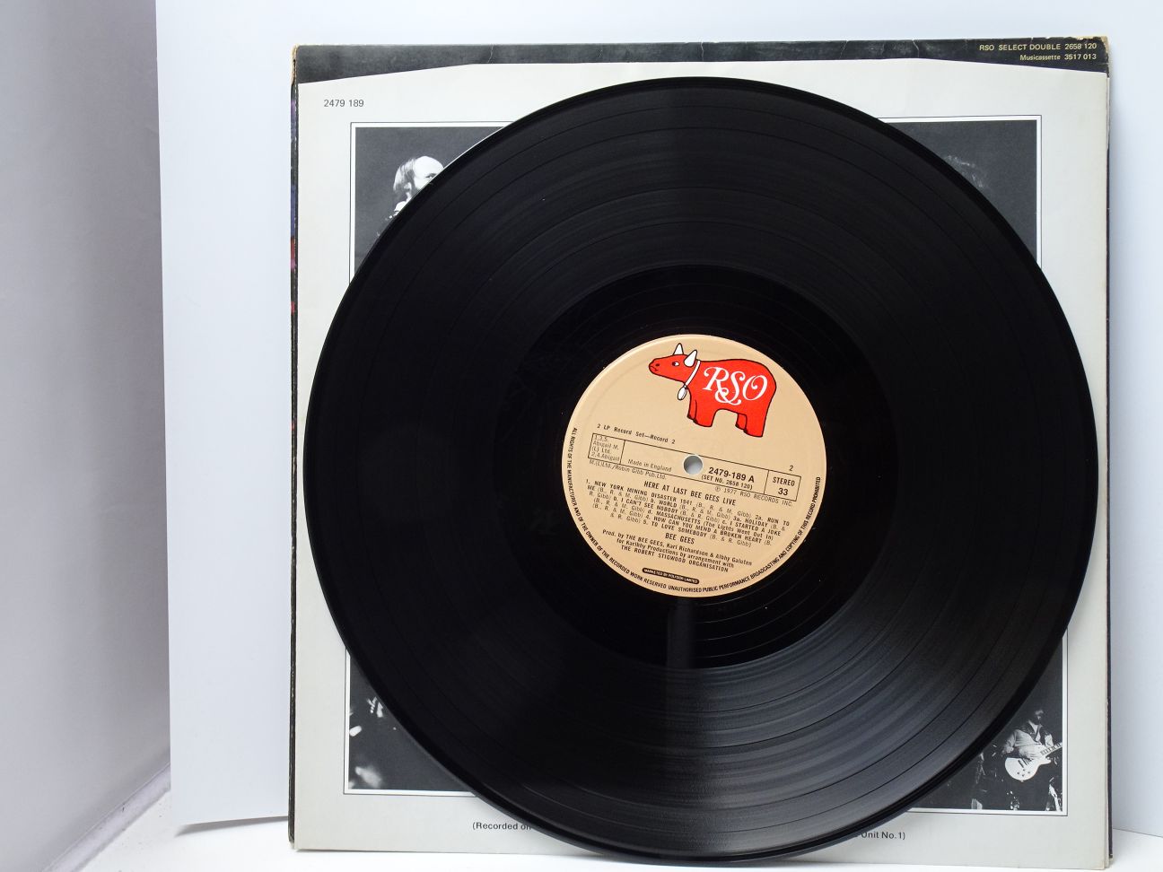 Bee Gees: Here at Last Live UK 1977 EX+ double LP - Image 10