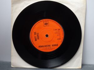 Mott the Hoople:  Honaloochie Boogie   1973 EX 7" SOLID LABEL