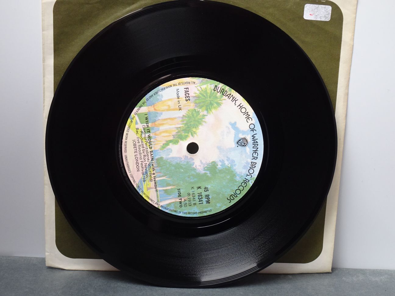 Faces: Pool Hall Richard UK 1973 Near Mint 7" - Image 2