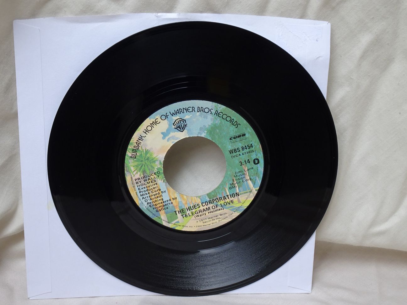 The Hues Corporation: Telegram Of Love U.S 1977 Near Mint 7"