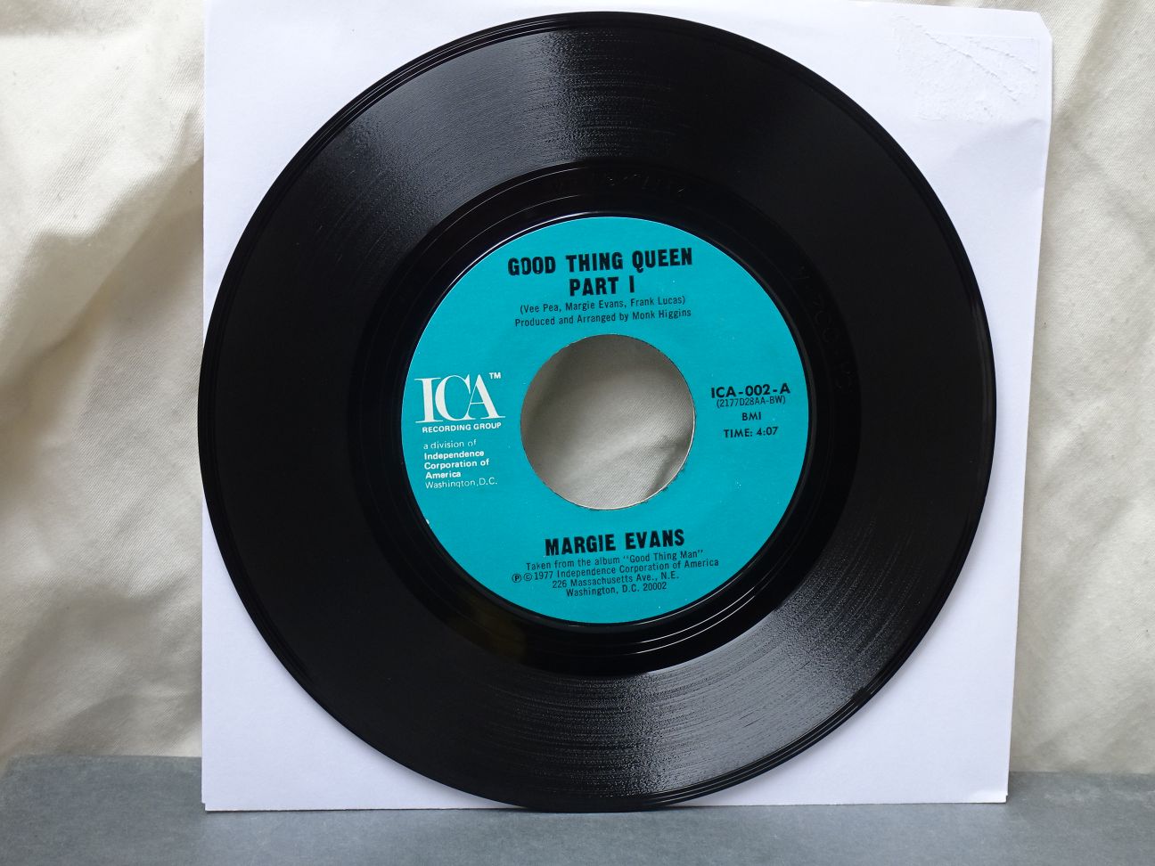 Margie Evans: Good Thing Queen U.S 1977 EX 7"