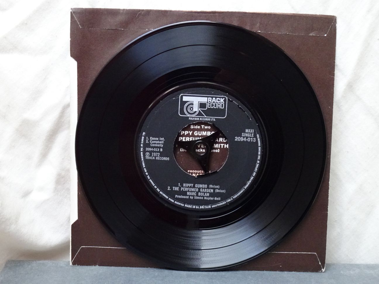 Marc Bolan: Jasper C. Debussy UK 1972 VG+ 7" - Image 4