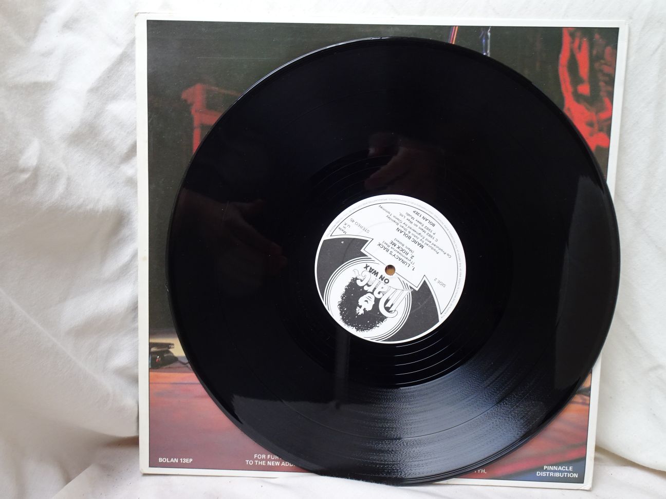 Marc Bolan: Mellow Love EX+ UK 1982 12" - Image 2