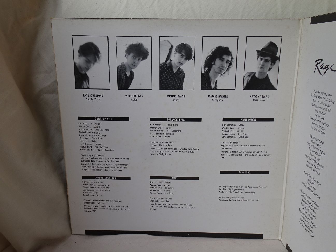 Underground Press: Rage South African EX 1990 12" - Image 6
