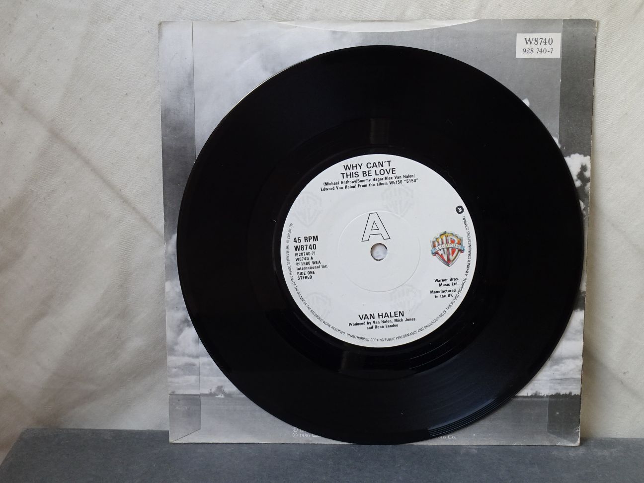 Van Halen: Why Can't This Be Love 1986 EX 7" - Image 3