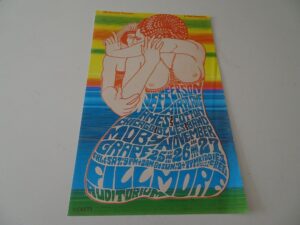 Jefferson Airplane:  Fillmore West Repro  10" X 16"  Print