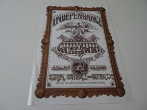 Quicksilver Messenger Service:  Avalon Ballroom  Repro  10" X 15"  Print