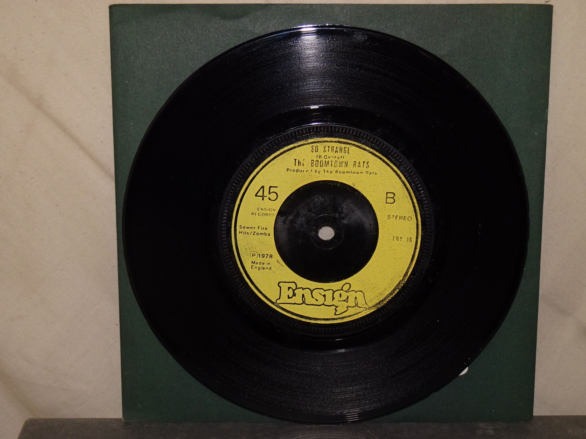 Boomtown Rats: Rat Trap 1978 EX+ 7" - Image 3