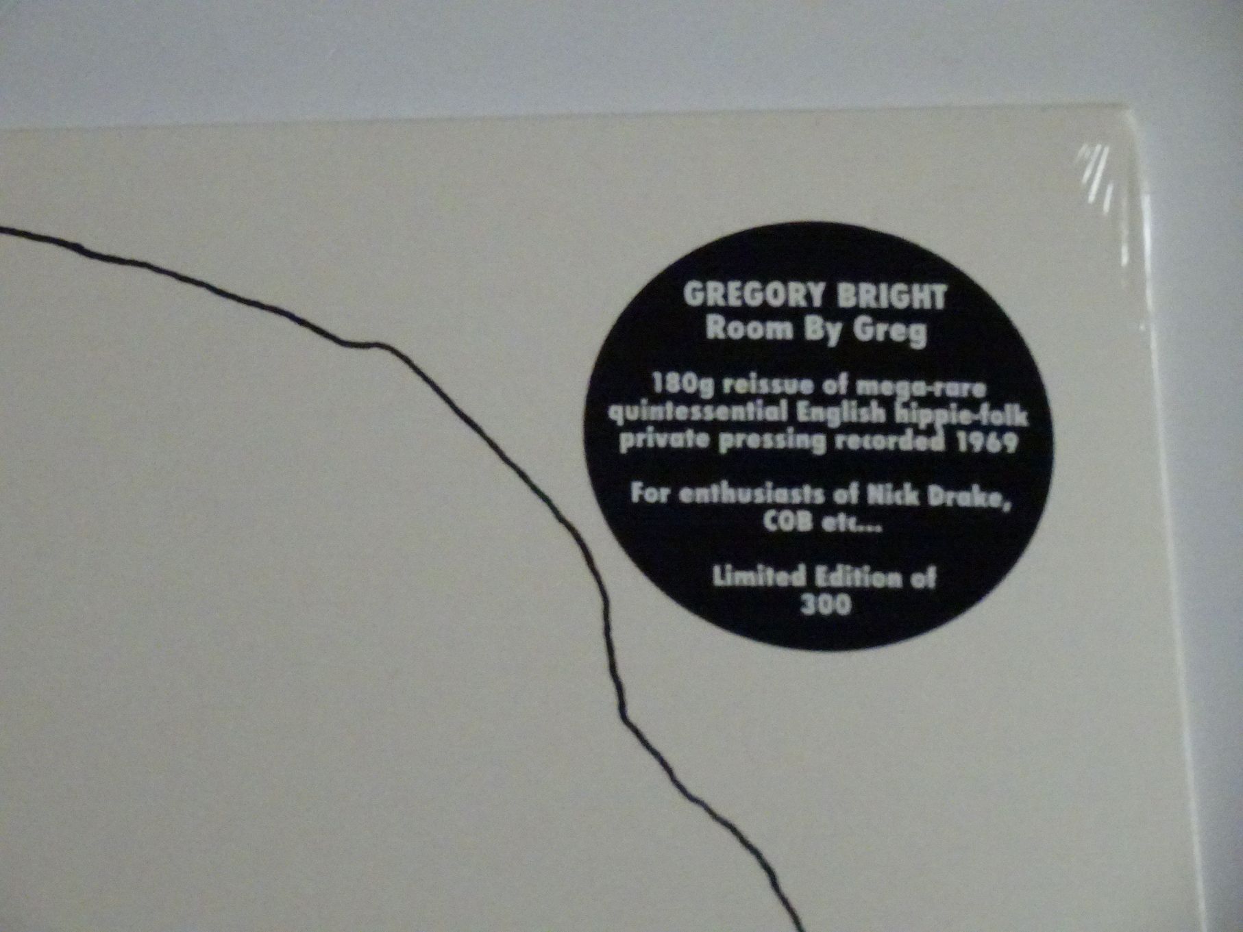 Gregory Bright: Room By Greg 2018 Ltd Numbered LP NEW SEALED - Image 3