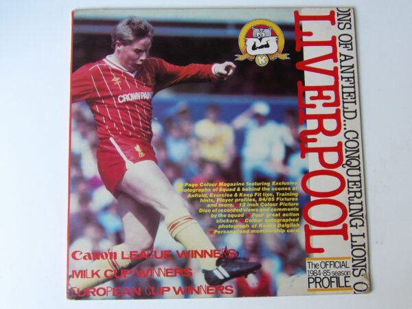 Liverpool FC: Conquering Lions of Anfield 1985  EX+ LP + Book + extras