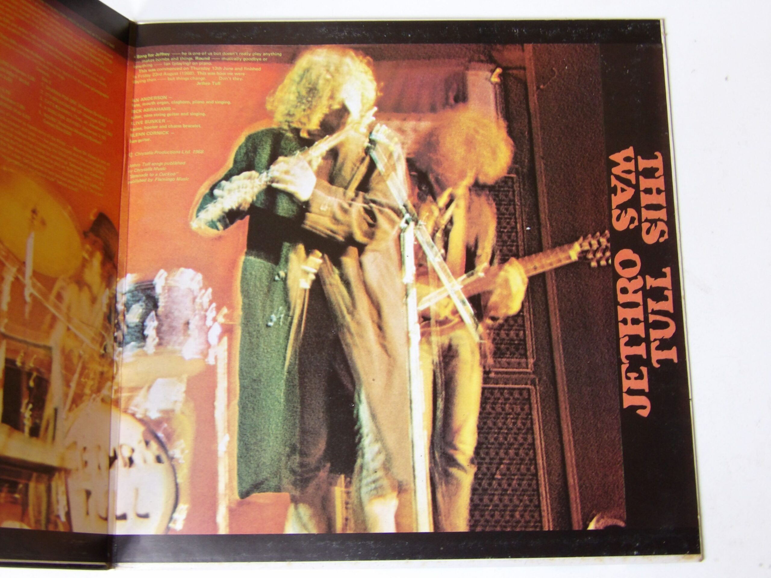 Jethro Tull: This Was 1972 UK A2/B2 Pink Rim LP - Image 5