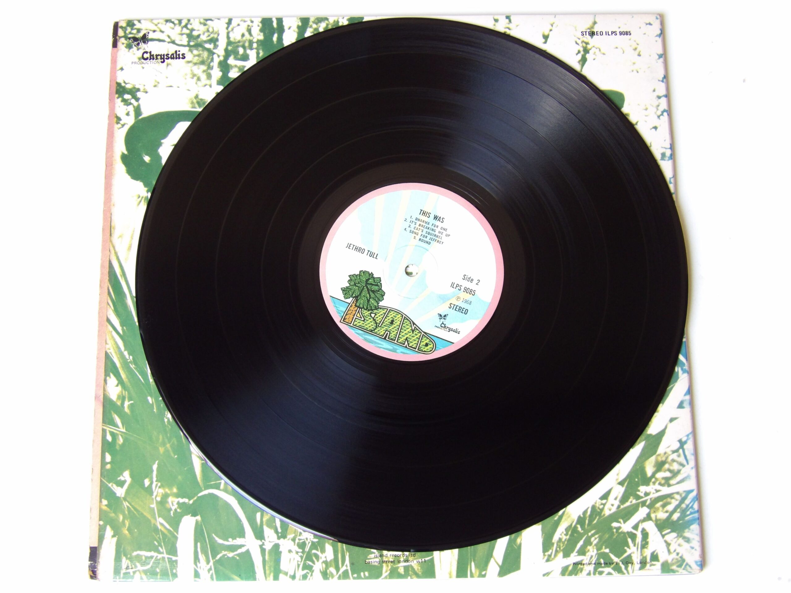 Jethro Tull: This Was 1972 UK A2/B2 Pink Rim LP - Image 3
