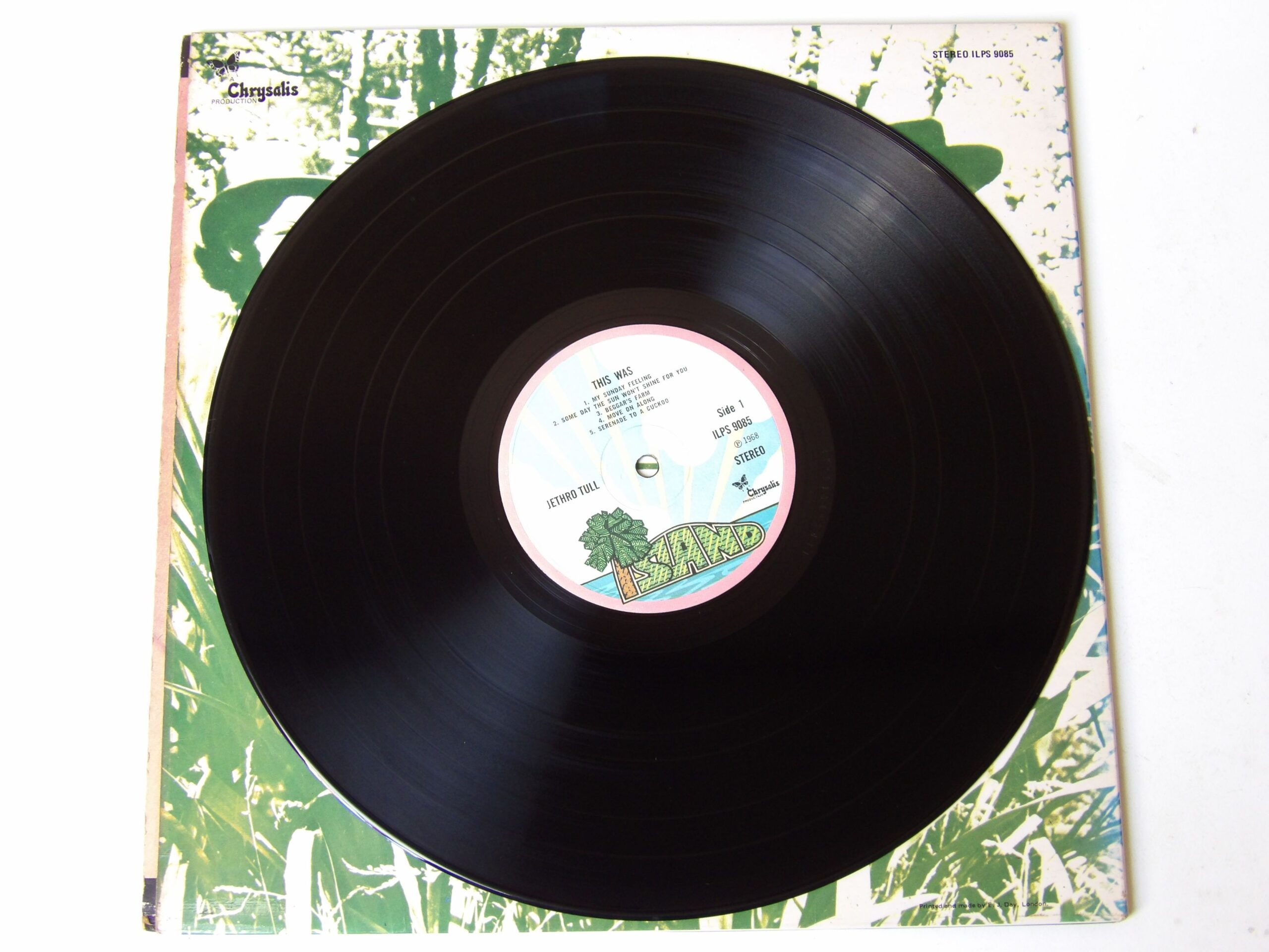 Jethro Tull: This Was 1972 UK A2/B2 Pink Rim LP - Image 2