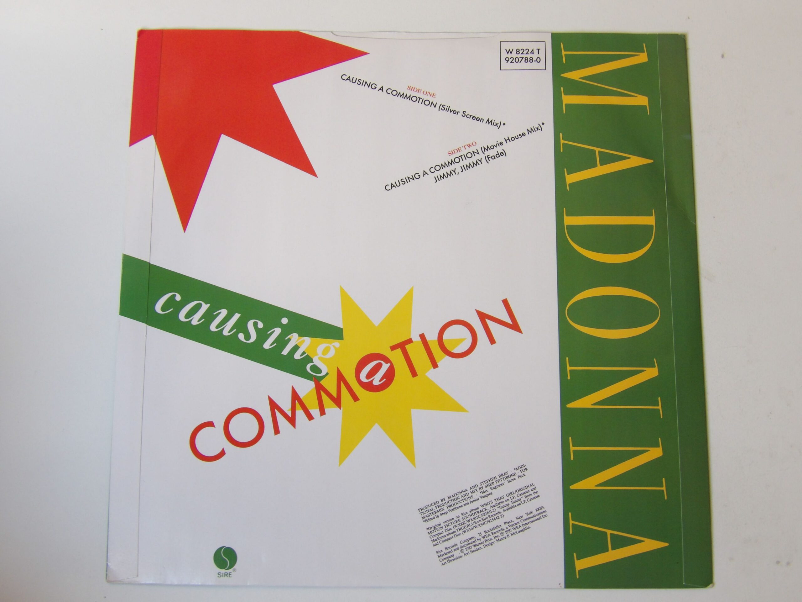 Madonna: Causing a Commotion 1987 UK EX++ 12" LOVELY CONDITION - Image 4