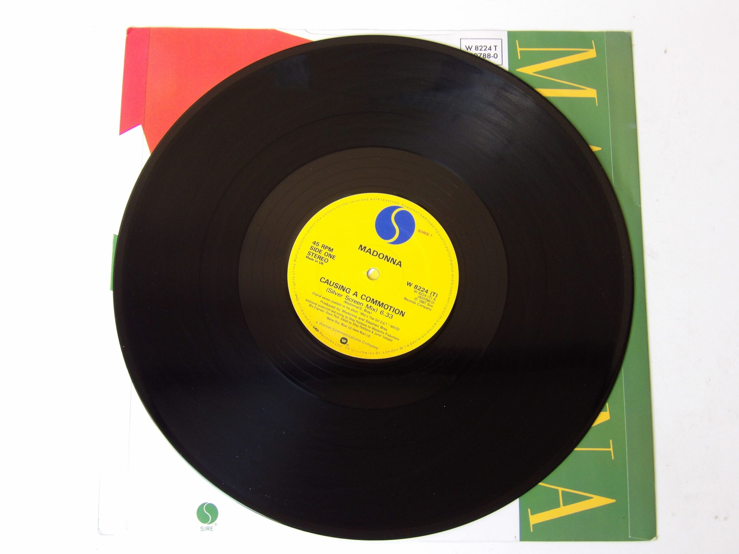 Madonna: Causing a Commotion 1987 UK EX++ 12" LOVELY CONDITION - Image 3