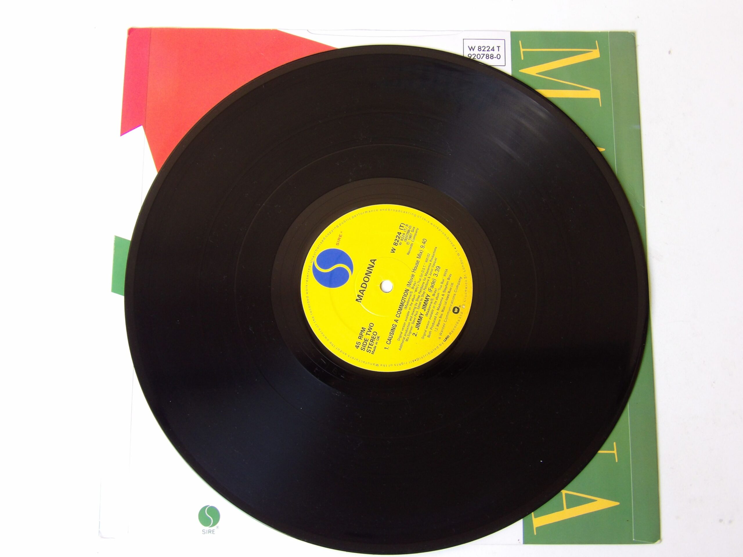 Madonna: Causing a Commotion 1987 UK EX++ 12" LOVELY CONDITION - Image 2