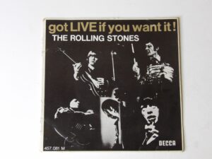 Rolling Stones:  Got Live if You Want It!  orig 1965 French Pressing  7" E.P