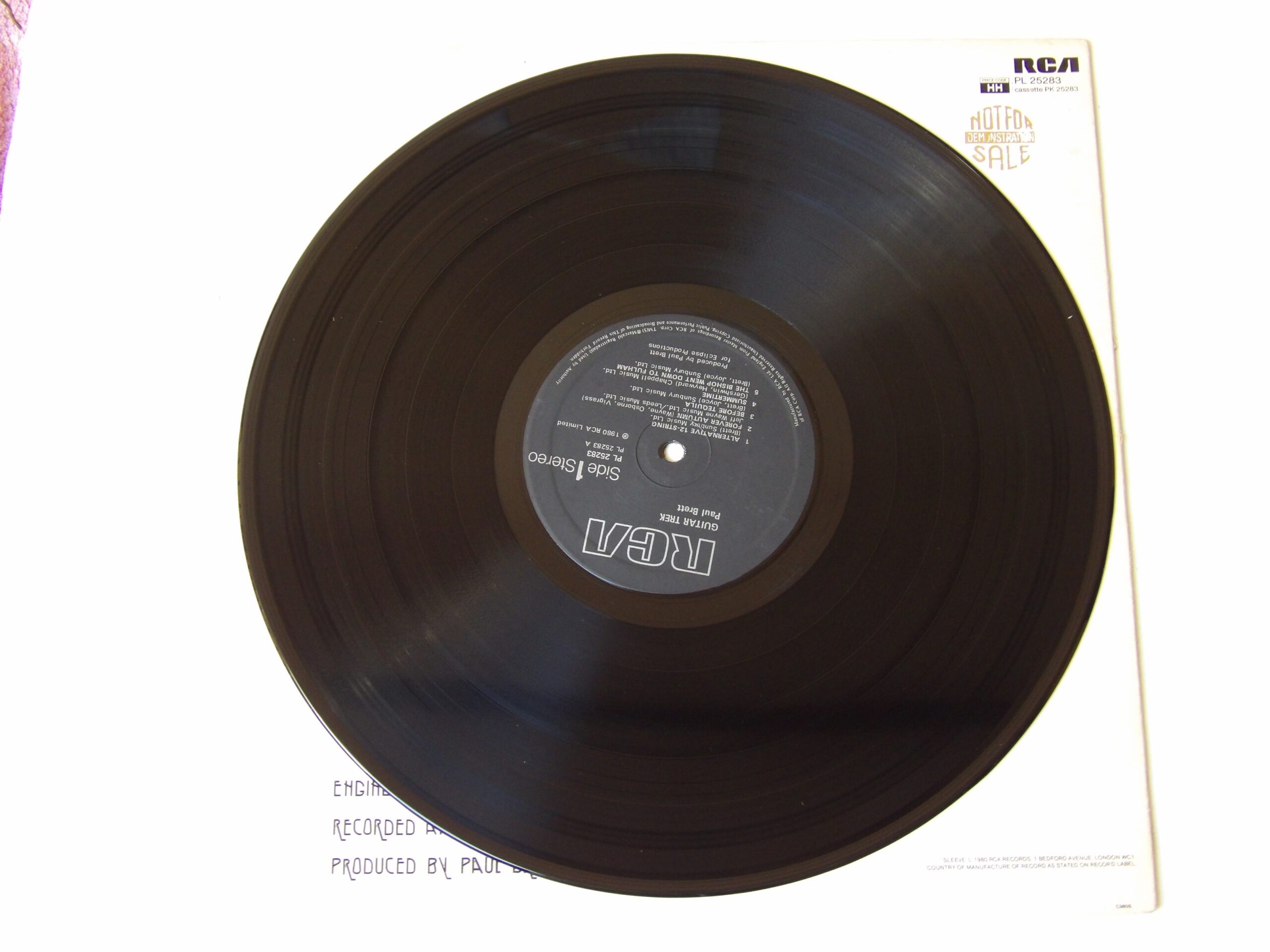 Paul Brett: Guitar Trek 1980 A1/B1 FDEMO LP - Image 2
