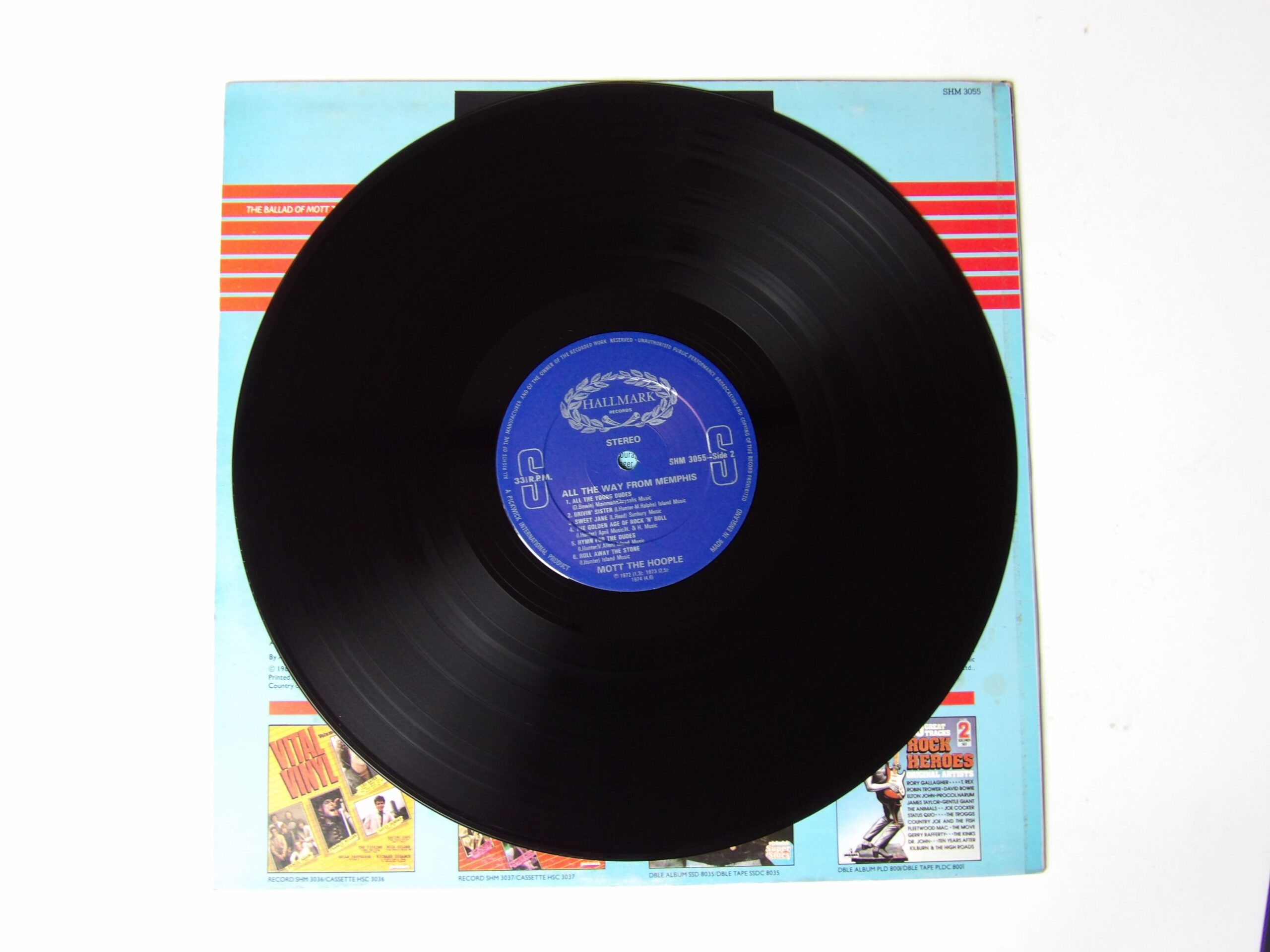 Mott The Hoople: All The Way From Memphis 1981 UK Press LP - Image 3