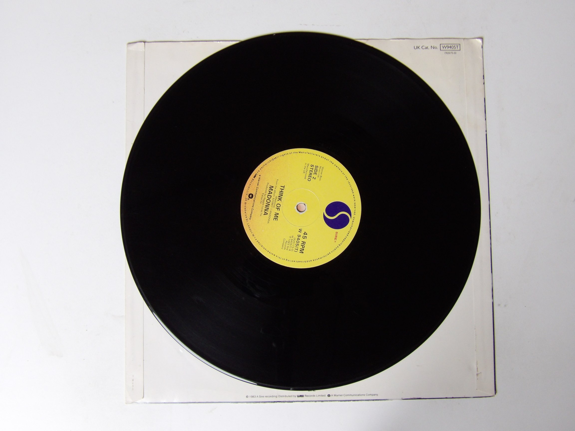 Madonna: Holiday UK 12" Train Sleeve - Image 2