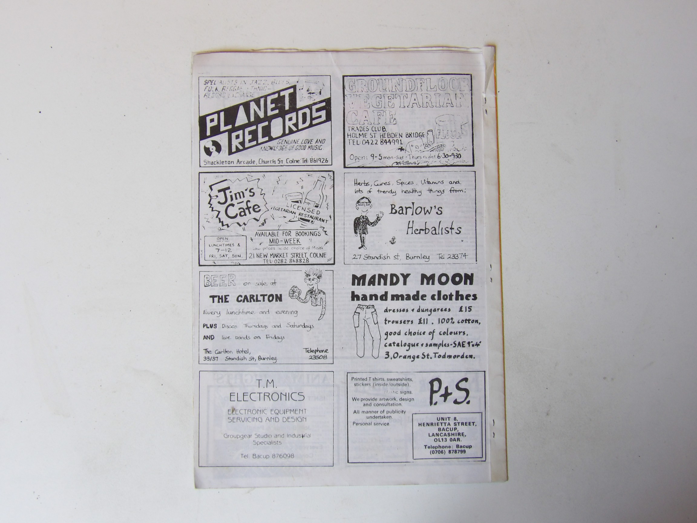 Attam (ALL THAT THINKS & MOVES) Fanzine: #9 1984 Politics etc - Image 4