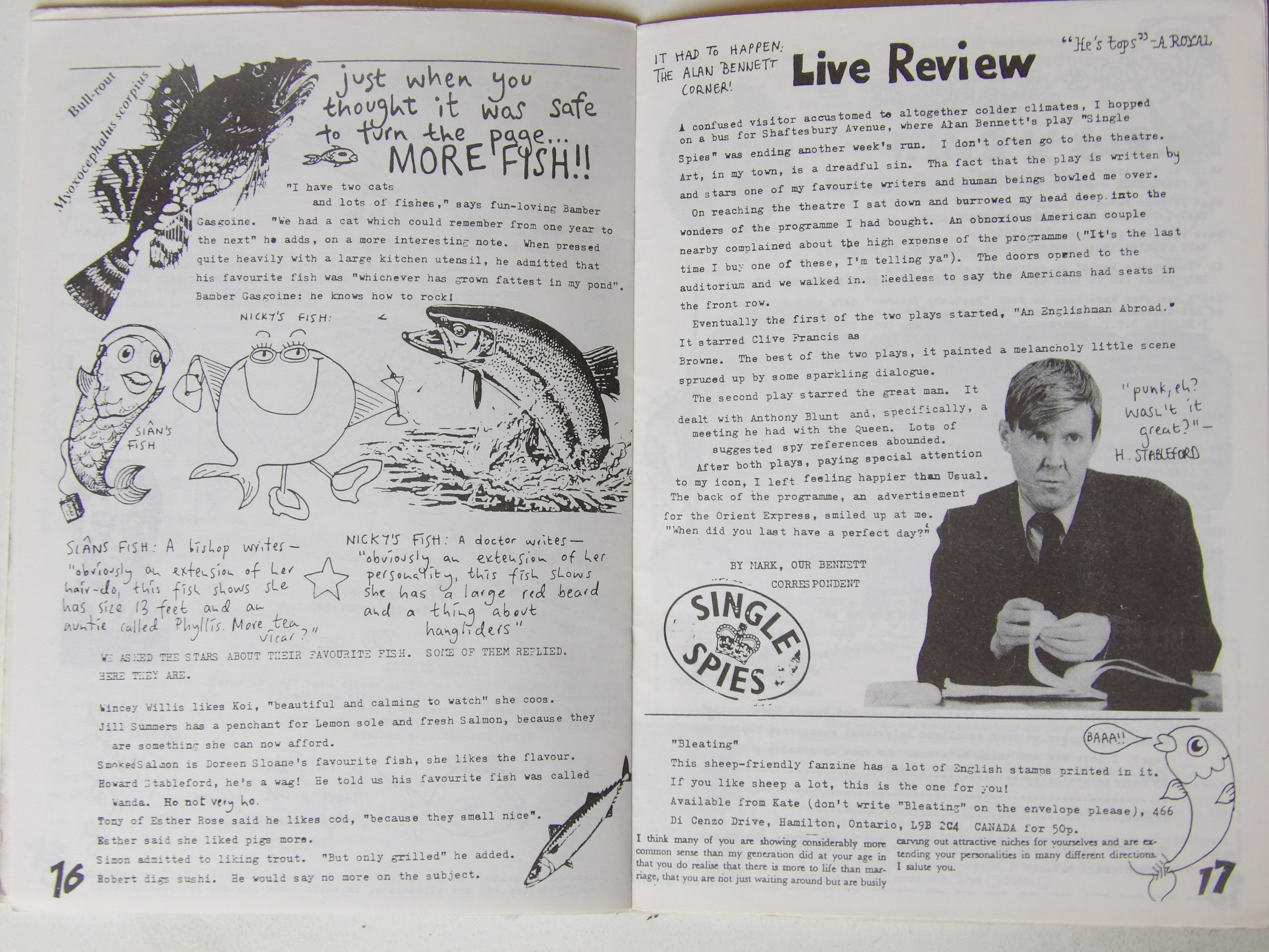 How to Win Friends... A5 Fanzine: 1989 'Fish Love & Marriage' Issue - Image 3